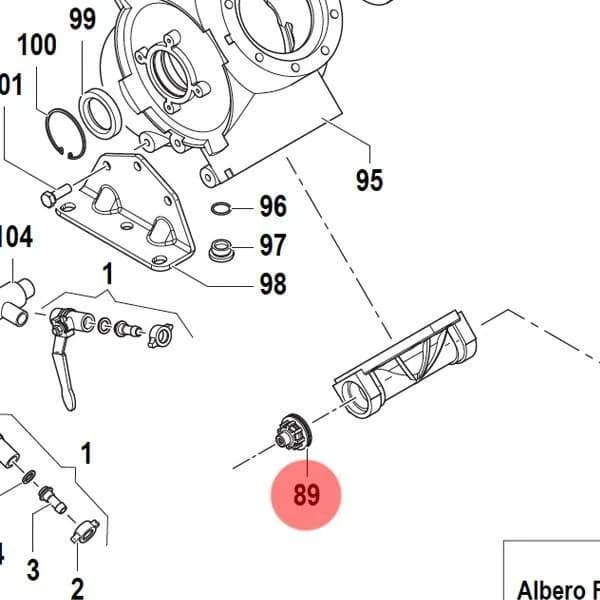 Клапан насоса Comet 1220 0010