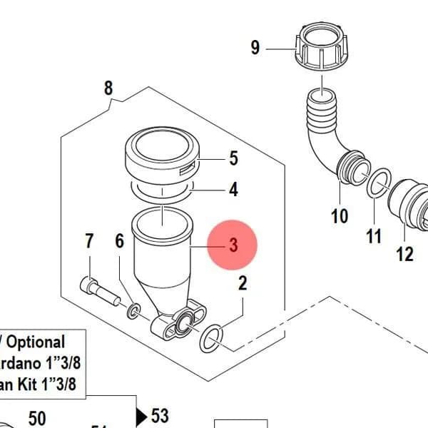 Масельничка насоса Comet 0421 0015