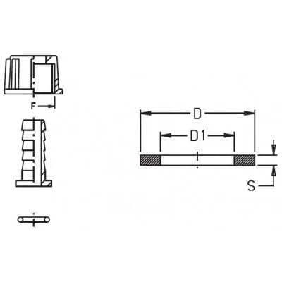 Прокладка ущільнююча Geoline 11,5х19,2х2,5 EPDM