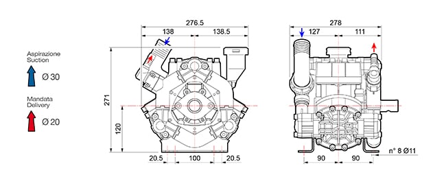 Comet BP 75 - 1" 3/8 M