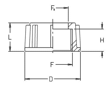 Гайка 1/2" - 12,5 мм
